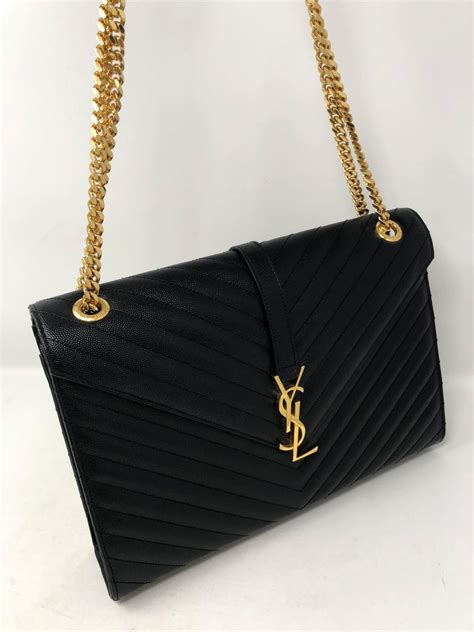 all black ysl purse|ysl shoulder bag price.